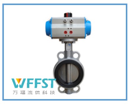 WF661D型对夹式-无靠背气动蝶阀