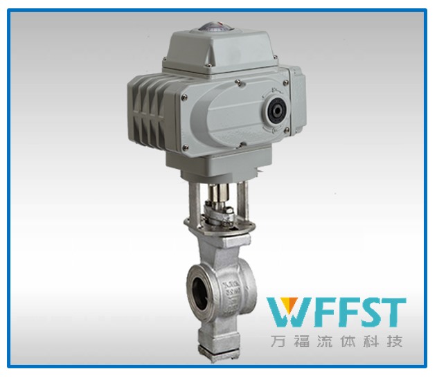 电动V型调节球阀